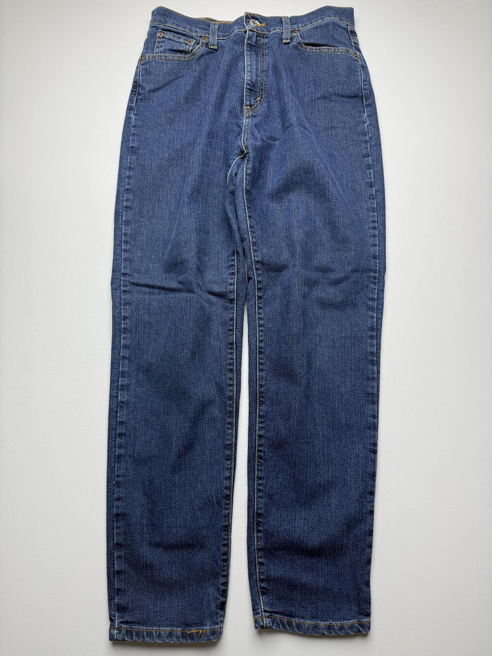 Levi's 512 Classic Slim Jeans Womens 12M Blue Med Wash Tapered Stretch Denim